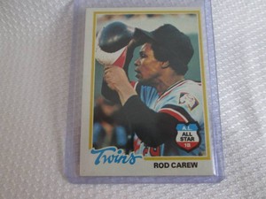 1978 Topps Rod Carew Card...