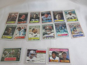 1983 Topps Football Cards...