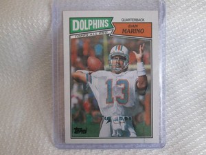 1987 Topps Dan Marino Card...