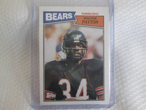 1987 Topps Walter Payton Card...