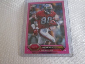 2024 Chrome Jerry Rice Pink Refract...