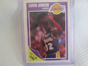 1989-90 Fleer Earvin Johnson Card...