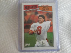 1987 Topps Steve Young Card...