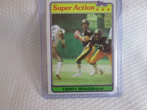 1981 Topps Terry Bradshaw Card...
