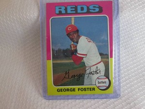1975 Topps George Foster Card...
