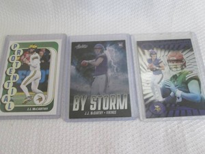JJ McCarthy Rookie Cards...