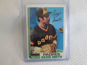 1982 Topps Ozzie Smith Card...