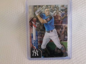 2020 Chrome Aaron Judge Card...
