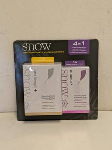 NEW SNOW TEETH WHITENING STRIPS 2PK