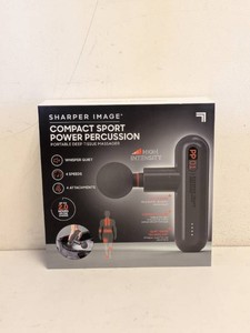 SHARPER IMAGE COMPACT SPORT POWER PERCUSSION MASSAGER