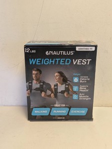 NEW NAUTILUS 12LBS WEIGHTED VEST