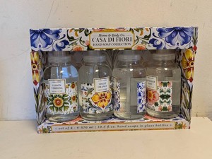 NEW HOME & BODY CO. CASA DI FIORI HAND SOAP COLLECTION 4PK
