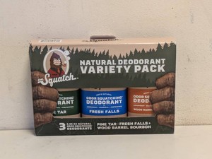 NEW DR. SQUATCH VARIETY DEODORANT 3PK