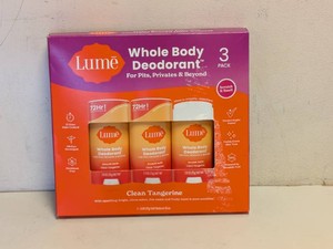 NEW LUME WHOLE BODY DEODORANT 3PK