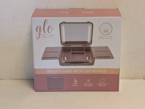 NEW GLOTECH BEAUTY CASE WITH LED MIRROR