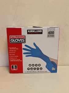 NEW KIRKLAND SIGNATURE NITRILE EXAM GLOVES SMALL 400CT
