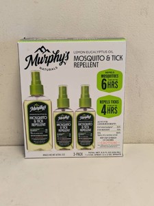 NEW MURPHYS NATURALS MOSQUITO & TICK REPELLENT 3PK