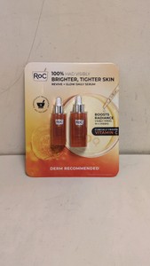 NEW ROC MULTI CORREXION REVIVE GLOW DAILY SERUM  VITAMIN C 2PK