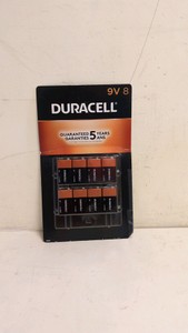 NEW DURACELL 9V BATTERIES 8CT.