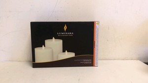 NEW LUMINARA REAL FLAME EFFECT CANDLE