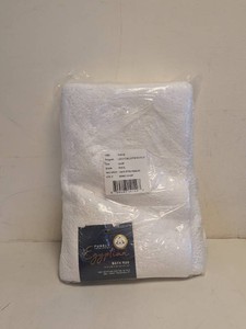 NEW PURELY INDULGENT EGYPTIAN BATHMAT WHITE 2PK