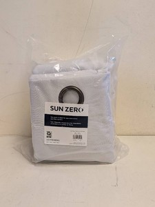 NEW SUN ZERO WINDOW PANELS GRAY 2PK