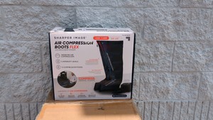 SHARPER IMAGE AIR COMPRESSION BOOTS FLEX LX-LARGE
