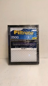 NEW FILTRETE 2500 16 X 20 X 1 AIR FILTER 4 PACK