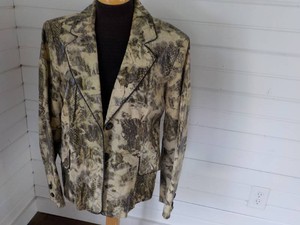 Pamela McCoy LEATHER Jacket size Large Like New