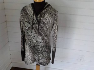 Calvin Klein Long Sleeve Hooded Sweater Top size Large