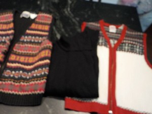 3 Womens Vest and Turtleneck