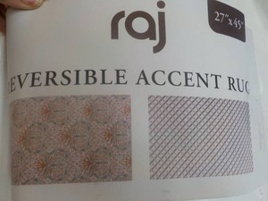 RAJ 27 x 45 Reversible Accent Rug