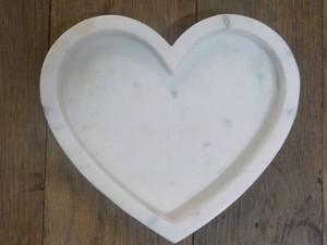 8 Marble Heart Shaped Tray
