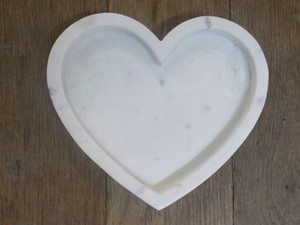 8 Marble Heart Shaped Tray
