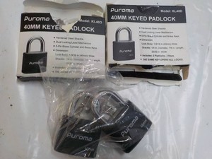 4 Puroma Padlocks