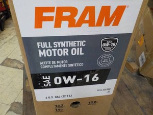 6 Gallons SAE OW- 16 Full Synthetic Motor Oil