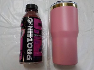 Insulated Mug and Protein Drink