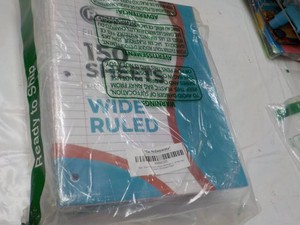 6 pack Wide Ruled Paper