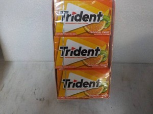 12 Trident 14 Stick packs Tropical Twist Sugar Free Gum