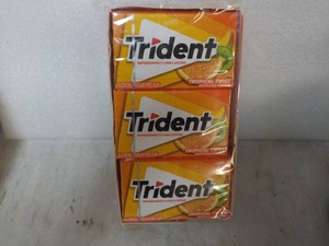 12 Trident 14 Stick packs Tropical Twist Sugar Free Gum