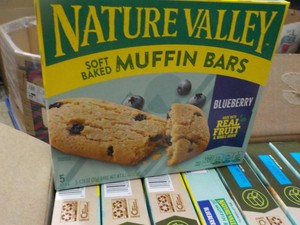 16 boxes Nature Fresh Blueberry Muffin Bars past best date