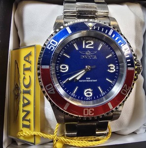 Invicta Specialty Rowan Mens 40mm Blue Dial Stainless Steel Quartz Watch Model 69482  New in Box