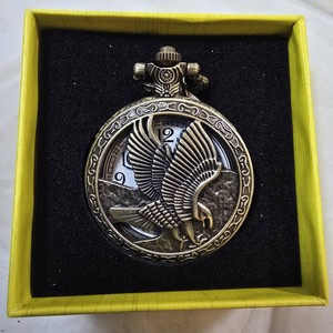 Invicta Eagle Pocket Watch Collection Quartz Pocket Watch Model 49003  New in Box