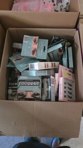 Box of Fake Eyelashes and Glue