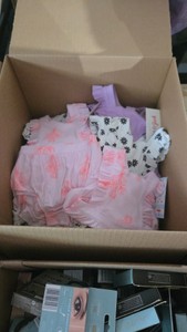 Box of Cat & Jack Baby Rompers