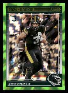 2024 Score Cooper DeJean Rookie Card #334 Electric Parallel serial #d 9699