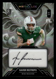 2025 Wild Card Xavier Restrepo Rookie Auctograph Card, Serial #d 11