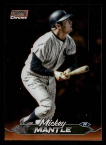 2024 Stadium Club Mickey Mantle Card #136 - Orange Parallel #d 9599
