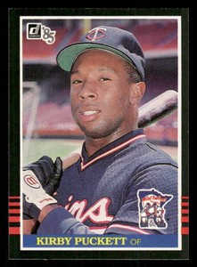 1985 Donruss Kirby Puckett Rookie Card #438