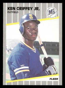 1989 Fleer Ken Griffey Jr. Rookie Card #548
